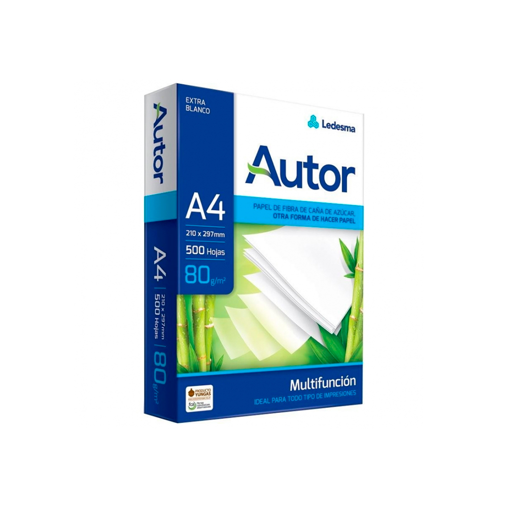 Resma Autor <br><span>80 g. / A4</span>